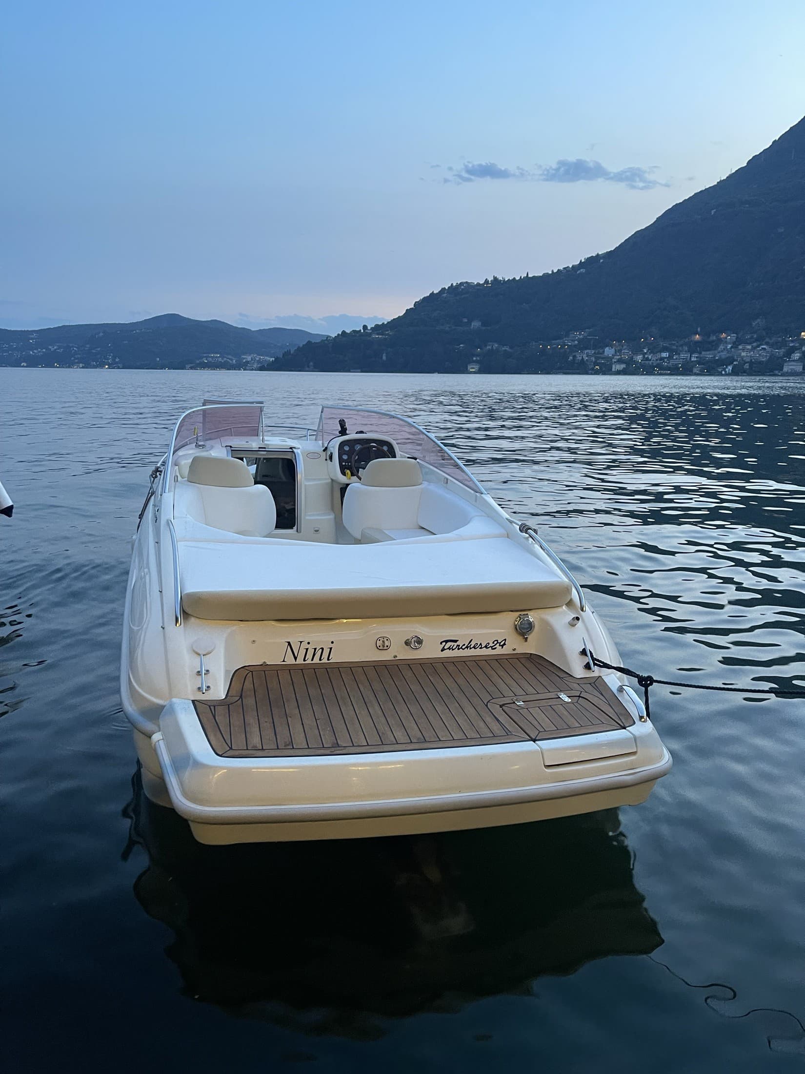 Lake Como boat experience